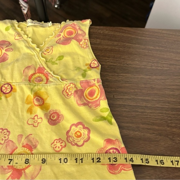 ❤️Fresh produce Floral Yellow Kids Dress L - Picture 10 of 12
